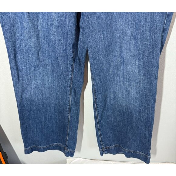 Universal Thread Womens High Rise Wide Leg Jeans 8 Short Medium Wash Pockets - Picture 4 of 13